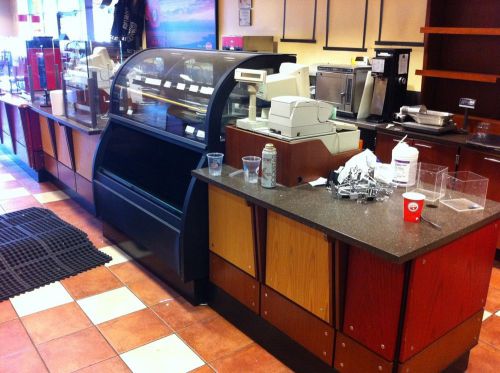 Entire coffee cafe equipment - brewer, espresso machine, refrigeration, counters for sale