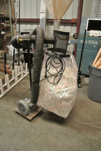 Portable poly vac 25 shipping peanut bagging collector for sale
