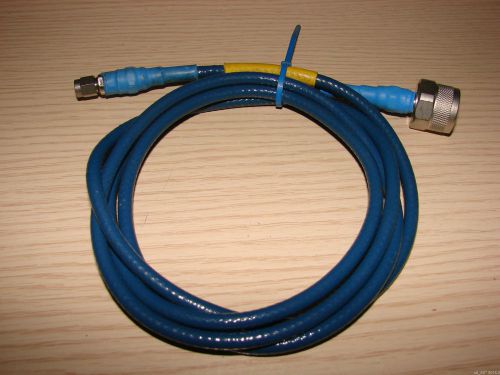HUBER + SUHNER SUCOFLEX 100 104PE 1.5M 4.8ft SMA Male to N Plug RF Test Cable