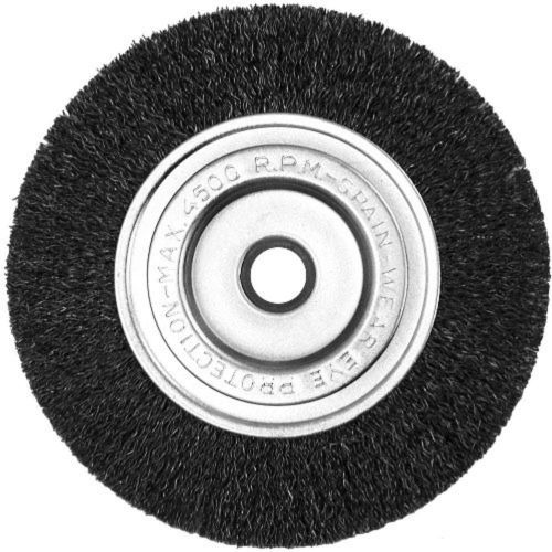 Century drill and tool 76853 fine bench grinder wire wheel, 5-inch for sale