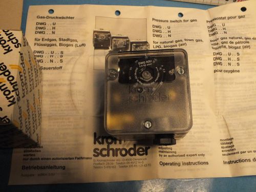 KROM SCHRODER, DWG 50U 2,5-50mbar  (84439400), Pressure switch, New