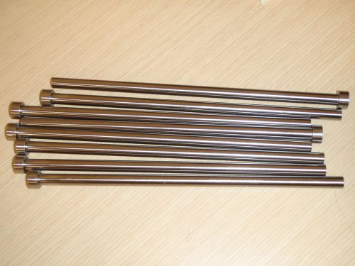Lot of Eight: Die &amp; Mold  Ejector Pins  3/8&#034; x 8&#034; !73B!