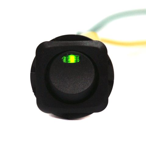 20x On-Off Rocker Switch 2P R13-135L LED Green Lamp 16/10A 125/250VAC UL VDE SCI