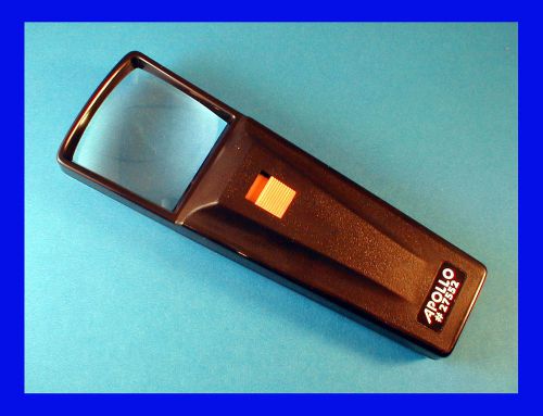 Apollo 27552 1-1/2&#034; Inch  Illuminated Handheld Square Magnifier Hand Held Pocket