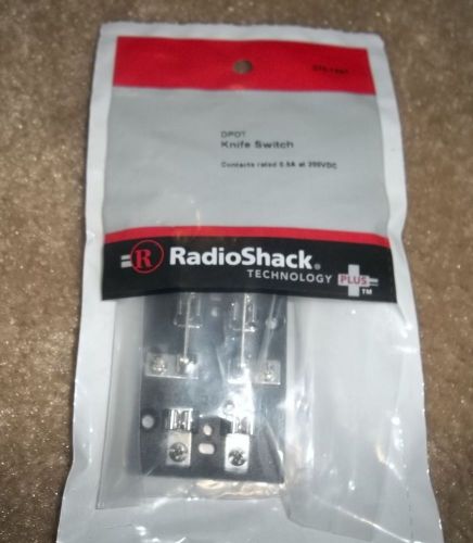 Radio Shack 275-1537 Vintage Style Knife Switch 0.5A 200VDC New
