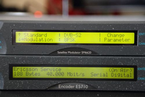 TANDBERG MPEG-2 DVB-S/S2 ENCODER/MODULATOR SET ENCODER E5710&amp;MODULATOR SM6620