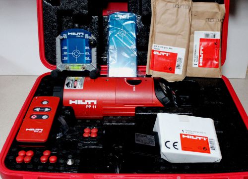 NEW CONDITION HILTI PP 11 GREEN BEAM PIPE LASER MANUFACTURED BY TOPCON TP-L4G