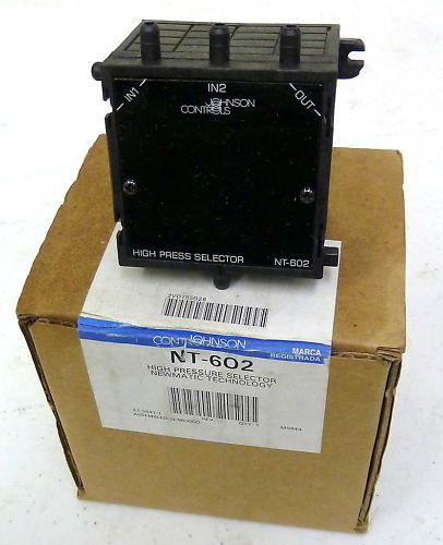 Johnson Controls NT-602 High Pressure Selector