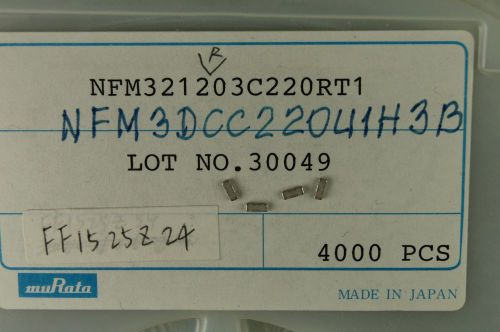 20pcs NFM3DCC220U1H3B previous NFM3212R03C220R feed trough capacitors MURATA