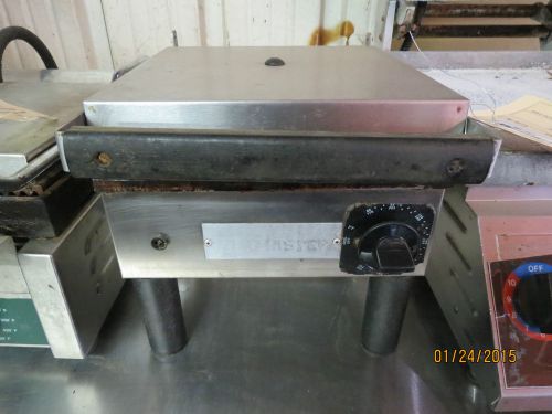 Used Abamaster Panni Grill flat hinged plate 115 volt