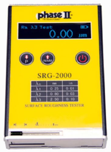 Phase ii portable surface roughness tester profilometer, srg-2000 for sale