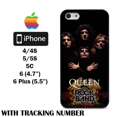 New Design Queen Rock Band Music Hard iPhone 4 4S 5 5S 5C 6 6 Plus Case Cover
