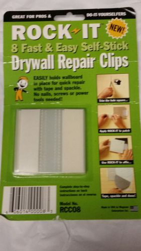 Rock it --- drywall repair clips for sale