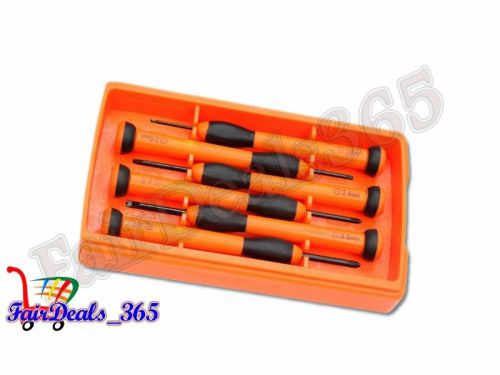 Precision 6 pcs screw driver set containing flat 1.4mm, 2.0mm tip 2.4mm, 3.0mm for sale
