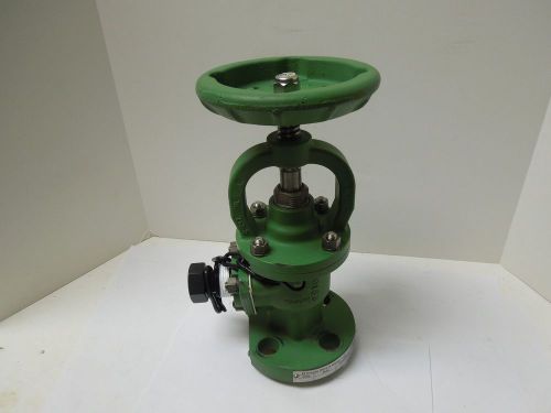 Midland a-713-4-ml  1&#034; angle valve for chlorine service monel/ hastalloy &lt;453f2 for sale