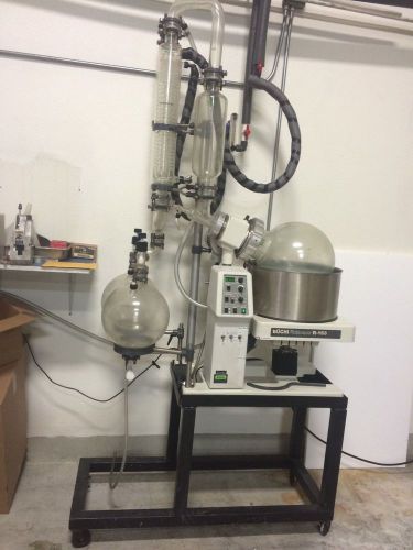 Buchi 20 liter r-153 rotary evaporator deluxe condenser pair &amp; collector pair for sale