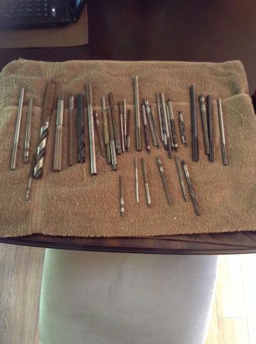 Vintage lot of 36 heavy duty drill bits commerical? various sizes great quality! for sale