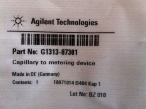 Agilent G1313-87301 Capillary to Meter Device NIB