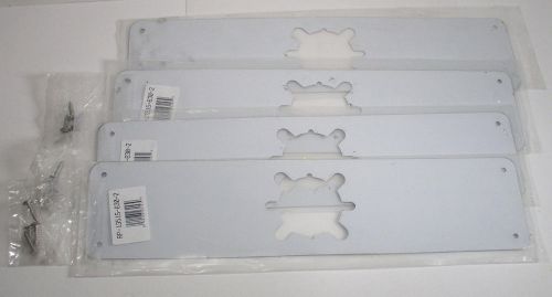 (4) Don-Jo RP-13515-630-2 Remodeler Plate 3-1/2 x 15 Stainless Steel Qty 4