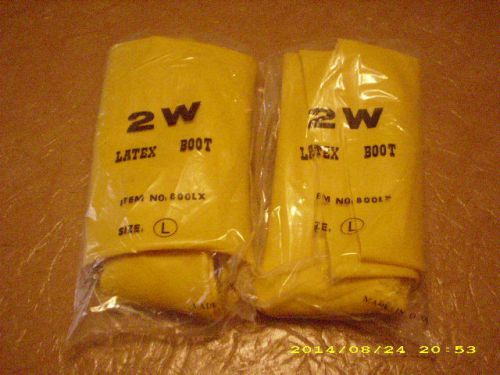 1 case latex yellow boots  ( 42pr Lar &amp; XLar )        49.00 per case