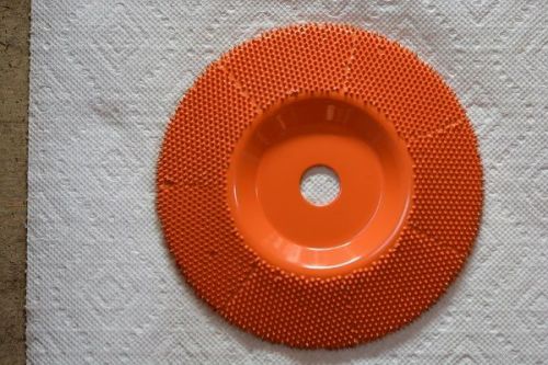 SANDING DISC’S (Flat Face)) SD7125 7/8 Bore Orange EX-Coarse 7 inch Diameter