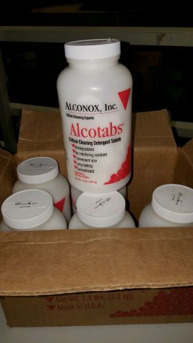 Alconox Alcotabs Critical Cleaning Detergent Tablets 100 tab - 18 oz * NEW *Case
