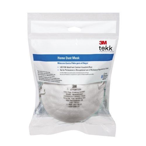 3M   8661PC1-15A Tekk  Protection Home Dust Mask, 15-Pack