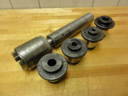 (1) Tapping Tool Holder 1-1/4&#034; Shank and (4) Command XTC2 Tap Adapters, Positive