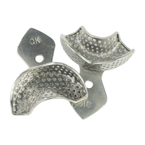 2pcs/1set Dental NEW Stainless Steel Front Anterior Impression Tray