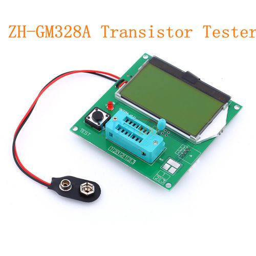 9V Latest LCD Transistor Tester Capacitance ESR Meter LCR ZH-GM328A Inductance