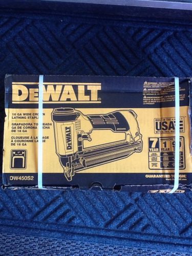 Dewalt Dw450S2 16 Ga Wide Crown Lathing Stapler