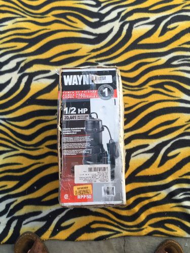 Wayne 120V 5700-GPH 1/2-HP Cast-Iron Sewage Pump 20,441 LPH