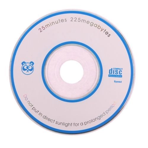 Mini Pocket CD CD-R 3&#034; 8CM Blank Discs 225MB/25Mins with Sleeve - 100 PACK