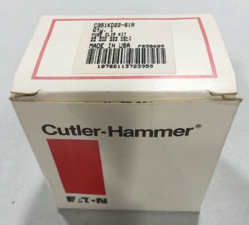 NEW Cutler-Hammer C351KD22-61R Fuse Clip Kit