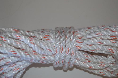 1/2&#034; new england  3 strand multiline ii x 62ft. hank packing rope arborist horse for sale