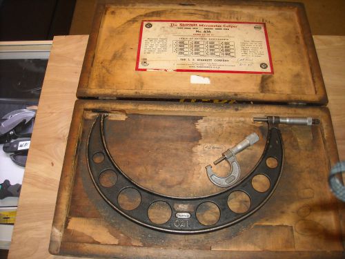 Vintage Starrett Micrometer No.436 in original box  DJ716