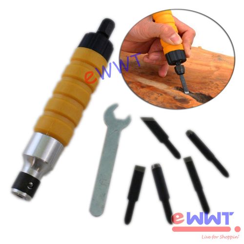 Handpiece power chisel kit wood carving woodworking * with 5 chisels set zvot569 for sale