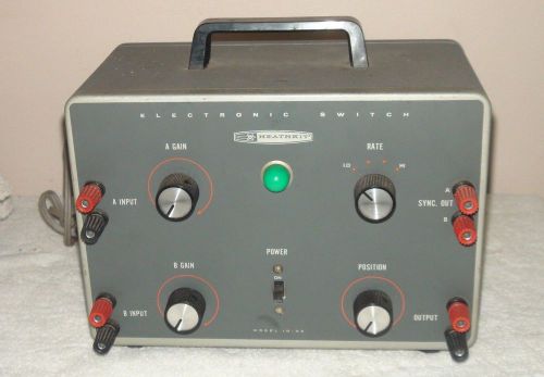 Vintage Heathkit Electornic Switch  Model ID-22   Parts or Repair  Needs Tubes