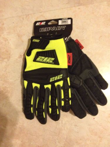 212 Performance Gloves Kiewit Impact Cut 2 Yellow, Large