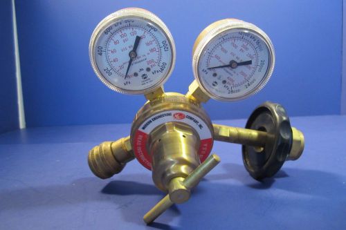 Meco Gas Regulator Gauge Set - Model BR3 - 125 / Gas Gauges / Gas Regulator