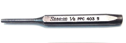 Vtg. snap-on tool 1/8&#034; ppc403  9, midget pin punch 3 1/4&#034; overall l..,straight ! for sale