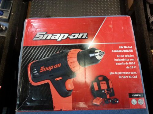 SnapOn Cordless 18V Ni-Cad Drill Kit 1/2in