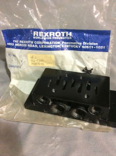 RexRoth Sub Base Part No. P68975-01  P6897501  901-F2ATF  NR.1 -NEW-