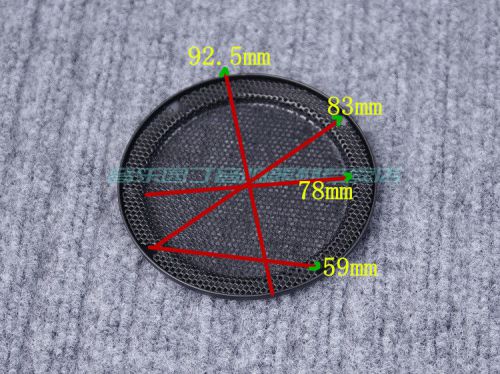 2PCS 3 inch SUBWOOFER SPEAKER COVERS WAFFLE MESH GRILLS PROTECT GUARD #D3134 LV