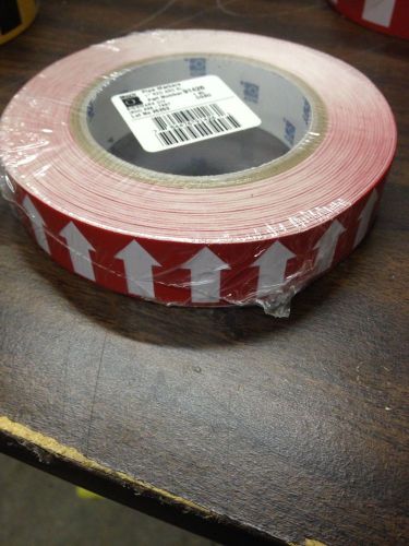 BRADY 91426 Self-Sticking Arrow Tape  RED 1&#034; x 90 ft. Sealed in plastic NEW