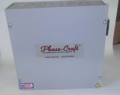 Phase craft 7.5 hp phase converter control panel for sale