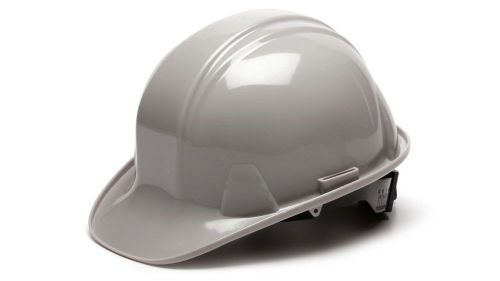 Pyramex 4 Point Cap Style Hard Hat with Ratchet Suspension in Gray