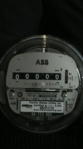 Single stator watthour meter brand new 00000
