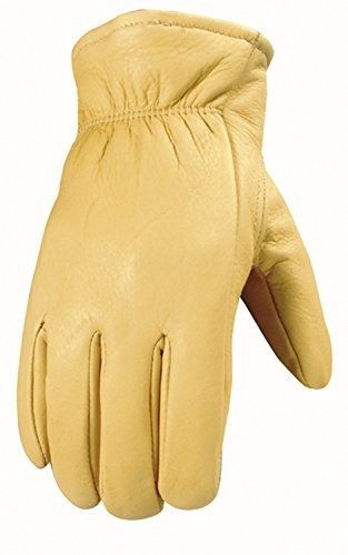Wells Lamont 963L Insulated Grain Deerskin Leather Work Gloves, Large