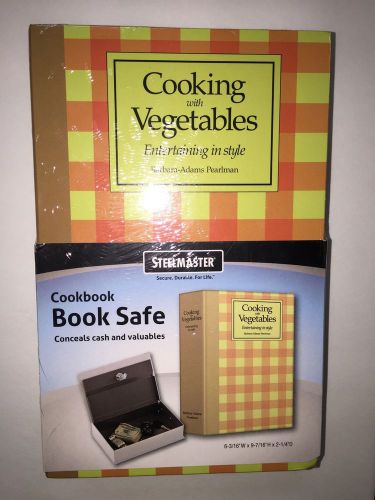 Steel Master Cookbook Safe Lock Box with 2 Keys